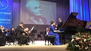 Екатерина Белых . Концерт И.С. Баха ре минор, 1 часть для клавира с оркестром.