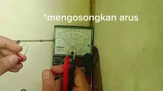 CARA PENGECEKAN KOMPONEN KAPASITOR ELCO DAN MYLAR MENGGUNAKAN MULTIMETER ANALOG