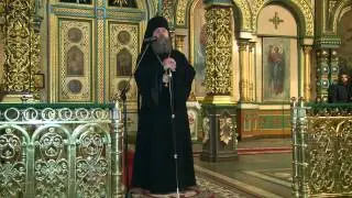 Встреча мощей свт. Николая Чудотворца и проповедь епископа Максима на Всенощном бдении