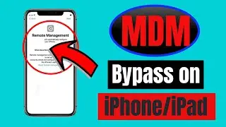 #MDMBypass How to Bypass MDM on iPhone/iPad 2025 No Jailbreak Easy | Remove MDM Lock on iPhone/iPad