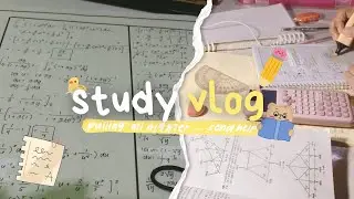 🌙 STUDY VLOG // Final exam hell week 🔥 Pulling all nighter 🌃 Cramming