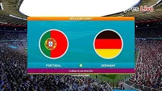 PES 2020 - PORTUGAL vs GERMANY - UEFA EURO 2020 - Gameplay PC