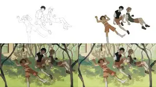 animation process // omori - tommy boy