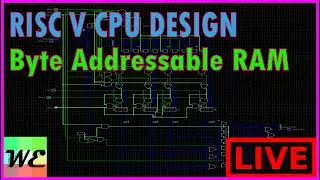 32 bit RISCV CPU Design Live Stream