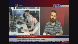 Özgür Gün TV Yönetim Kurulu Başkan Yard. Barış Barıştıran, karartılmaya ilişkin İMCTV'ye konuştu