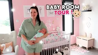 BABY ROOM TOUR : La chambre de notre fille enfin finie 👶🏻​💗​ !