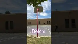 Trick shot #shorts #basketball