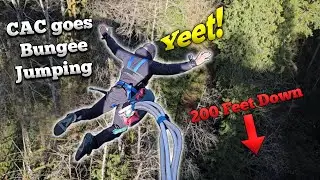 CAC goes Bungee Jumping! (200 Foot Bridge over rapids)