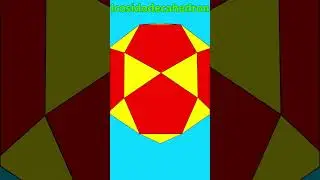 Icosidodecahedron #shorts