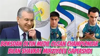 SHAVKAT MIRZIYOEV ASADXO'JA MO'YDINXO'JAYEV VA LAZIZBEK MULLAJONOVLAR BILAN TELEFONDA SUHBATLASHDI