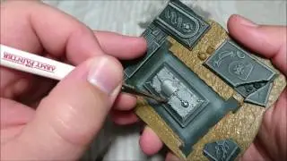 How to paint a Sigmarite Mausoleum/ Garden of Morr : The Base