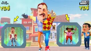 YENİ MACERADA DARK RİDDLE ve WİLSON KAPIŞIYOR 😱 Hello Neighbor -Dark Riddle