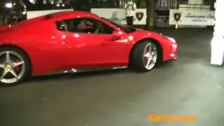 Ferrari 458 Spyder - Start Up and changing parking lot
