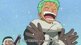 zoro laughing