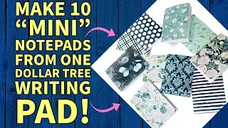 🌟BETTER THAN BEFORE🌟ten notebooks from ONE DOLLAR TREE WRITING TABLET!