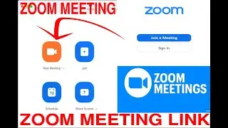 How to create zoom link for meeting II ZOOM Meet Link Create II Zoom Meeting