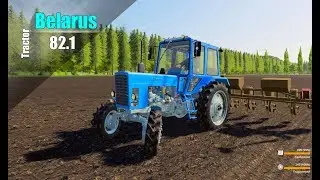 Farming Simulator 2019. ВАРВАРОВКА. ТРАКТОР БЕЛАРУС МТЗ-82.1 СЕЯЛКА  УПС-8.