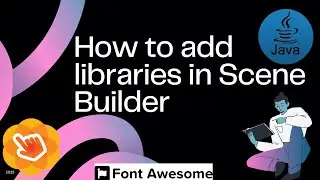 How to add libraries to JavaFX Gluon Scene Builder