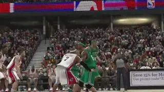NBA 2K10 Boston Celtics vs Cleveland Cavaliers - Playoff Game 5 Highlights