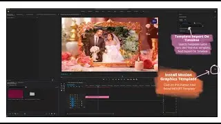 Exquisite Floral Wedding Card 3D Animation Slideshow Premiere Pro Project Free Download #wedding