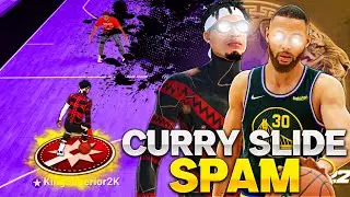 NBA 2K22 HOW TO SPAM CURRY SLIDE SEASON 7 NEW DRIBBLE MOVES