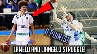 LaMelo and LiAngelo Ball Go SCORELESS! - Melo's THROWS IT DOWN!