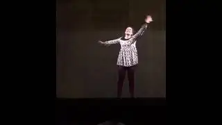 Student Emily Koch "The Wizard and I" at Wicked National Tour