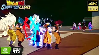 Goku Ultra Divine VS Gods & Angel, Epic & Intense Battle, Dragon Ball: Sparking! Zero, 4K 60FPS