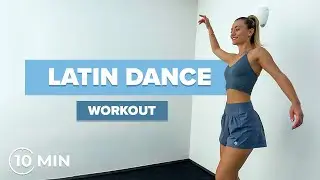10 MIN LATIN DANCE WORKOUT | Have fun, shake your booty and work out all in one! | by Evelyn
