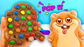Chocolate Pop It for Hamster Harry