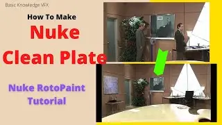 Important Clean Plate Tutorial In Nuke | How To Make Clean Plate | Hindi