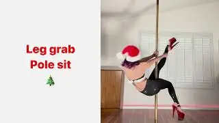 Pole Dance - 12 days of Pole Sits - Static and Spinning pole