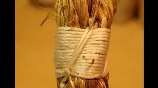 palm and needle whipping on three stranded rope