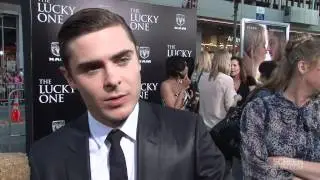 The Lucky One: Los Angeles Premiere Zac Efron Interview [HD] | ScreenSlam