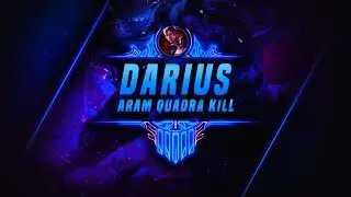 This is WHAT HAPPENS when you PICK YOUR MAIN in ARAM | DARIUS CLEAN QUADRA KILL | League of Legends