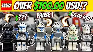 TOP 6 Most Expensive LEGO Clone Trooper Minifigures I Own