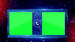 Two Windows Phono Plate with Green Screen with 4K and Green Screen | FREE TO USE | iforEdits