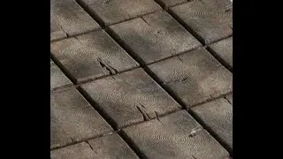 Деревянная брусчатка