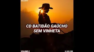 CD BATIDÃO GAÚCHO SEM VINHETA VOLUME.3 DJ WG CWB