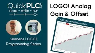 LOGO! Analog amplifier gain & offset | Siemens PLC programming