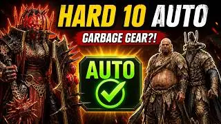 Hard 10 Fire Knight… FULL AUTO (No Gnut budget F2P Team!)