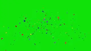 Green Screen | Alexa Green Screen | Confetti Animation Effect