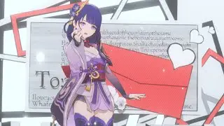 【4K / Genshin Impact MMD】 Raiden / Summertime サマータイム