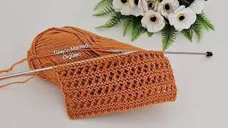 Şahane 🎉 Bluz, Şal, Hırka Ve Yelek İçin Örgü Modeli #knitting