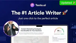 Texta Ai Review: All-in-One AI Writer | Create Long-Form Content for Your Blog, eCommerce, and More.