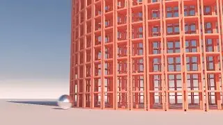 Realistic Tower Destruction- 3DSMAX # Over 7000 Planks [Full HD]