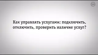 Мой Билайн: как управлять услугами — подключить, отключить, проверить наличие?