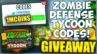 🚨Zombie Defense Tycoon NEW Codes Roblox[🎃TANK!] 💥Zombie Defense Tycoon🚨 *2020*
