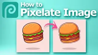How to pixelate image in Photopea