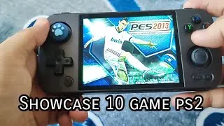 Showcase 10 game ps2 via aetherx2 termasuk PES 2013 di anbernic 405m